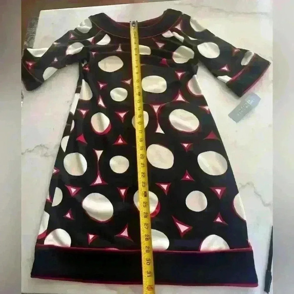 London Times women’s petite size 6 retro print new with tags. - Picture 3 of 4